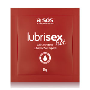 Gel Lubrificante com Aquecimento - Lubrisex Hot - Sachê 5g