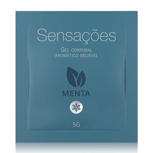 Gel comestível Sensações Ice - Menta - Sachê 5g