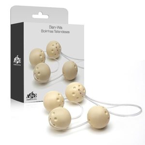 Ben-wa - Conjunto 4 bolas pompoar - Marfim