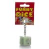 Dado Funny Dice em Chaveiro