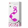 Plug Anal Esferas em Silicone triplo - Pretty Love BALLS
