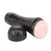 Masturbador masculino Cyberskin em formato de lanterna Ânus com Vibrador - Fleshlight Ânus