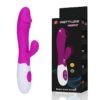 Vibrador dupla estimulação - Silicone Cirúrgico - Pretty Love Snappy