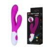 Vibrador dupla estimulação - Silicone Cirúrgico com Movimento no Clitóris - Pretty Love Andre
