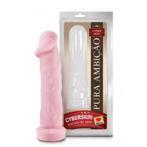 Pênis em Cyberskin Realístico Maciço - Imita a pele humana - 17x4cm