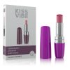 Estimulador Kiss Vibe formato de Batom Lilás- Design discreto e motor muito potente - 9cm x 2cm