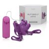 Estimulador Borboleta Mágica com Mini Pênis - Lilás ou Rosa