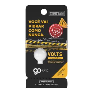 Gel Excitante Eletrizante Go Sex Volts Aplicação Única - 1ml